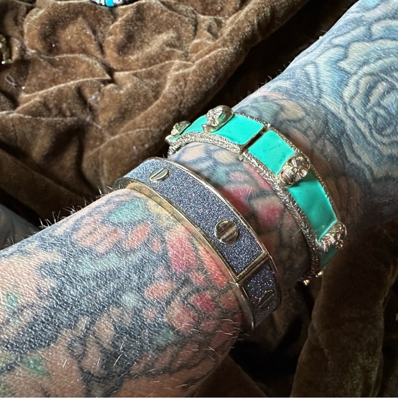 Adolfo Dominguez Gold and Silver Bracelets - Picture 1 of 8